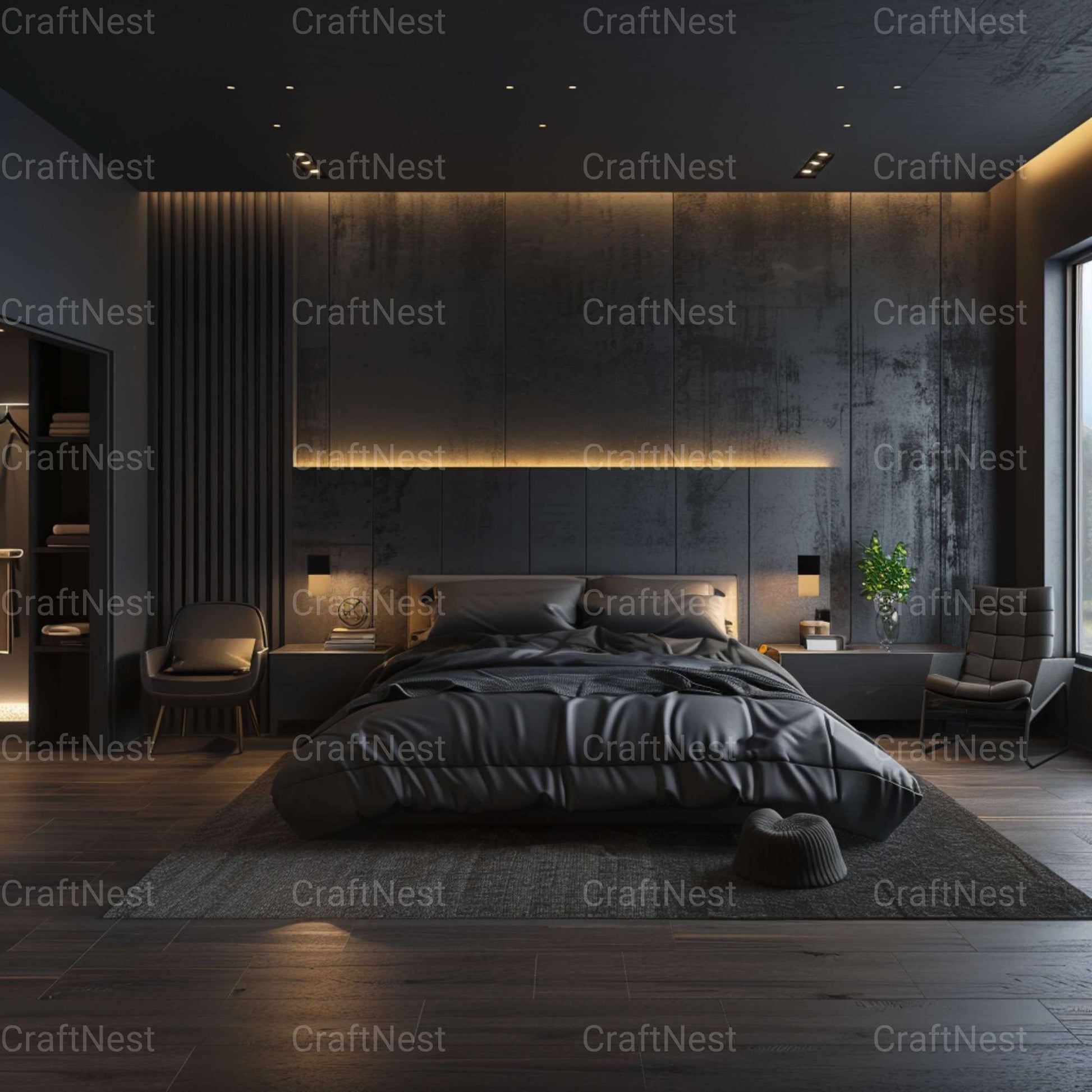 Male Bedroom Stock Images - CraftNest - Digital Crafting and Art