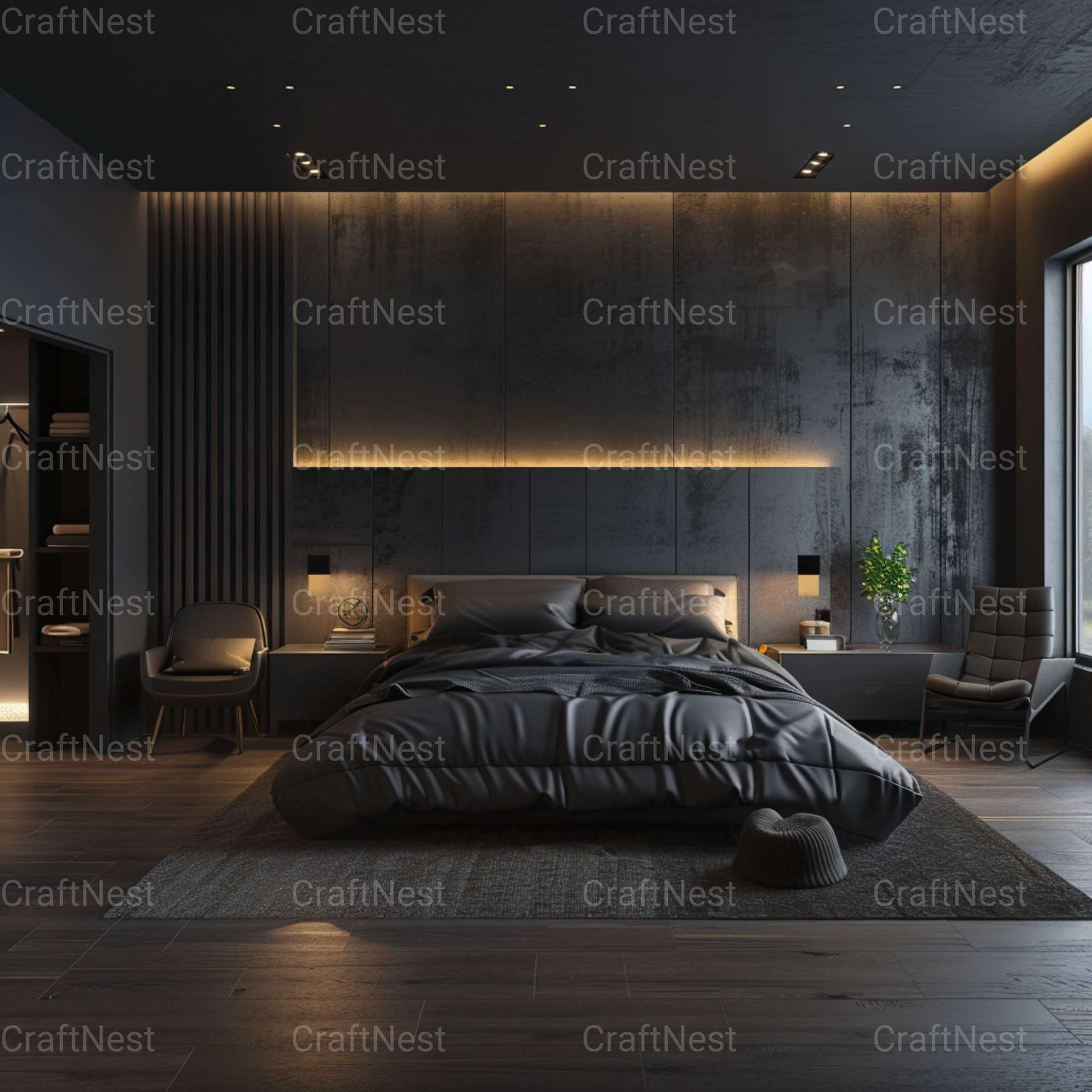 Male Bedroom Stock Images - CraftNest - Digital Crafting and Art
