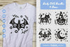 Halloween Folk Art Clipart SVG Bundle - 4 Items