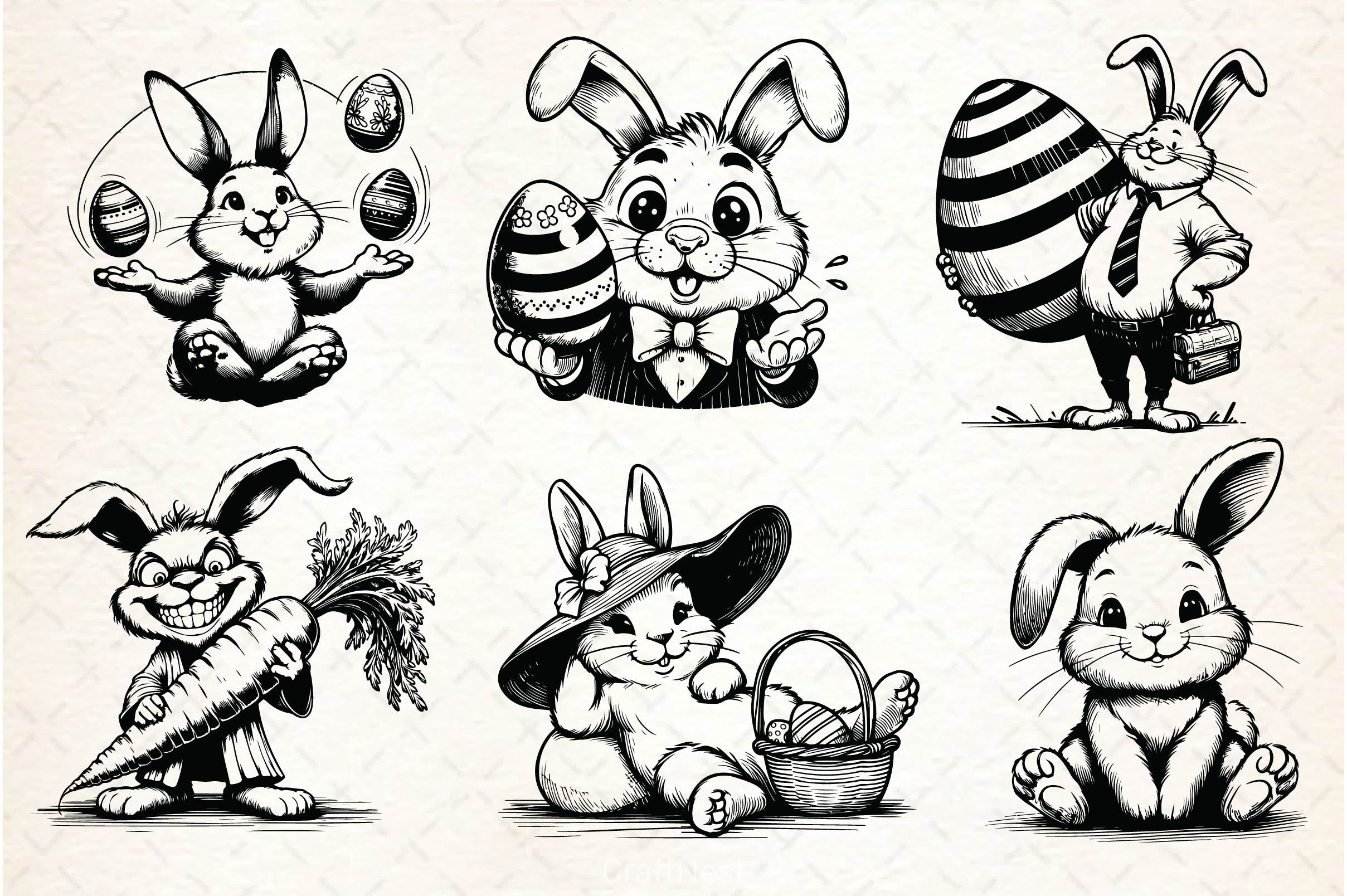 Easter Bunny SVG Bundle