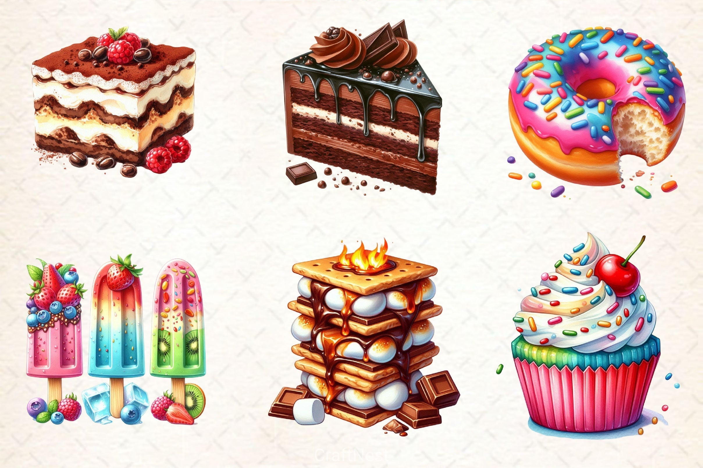Dessert Clipart Bundle 3