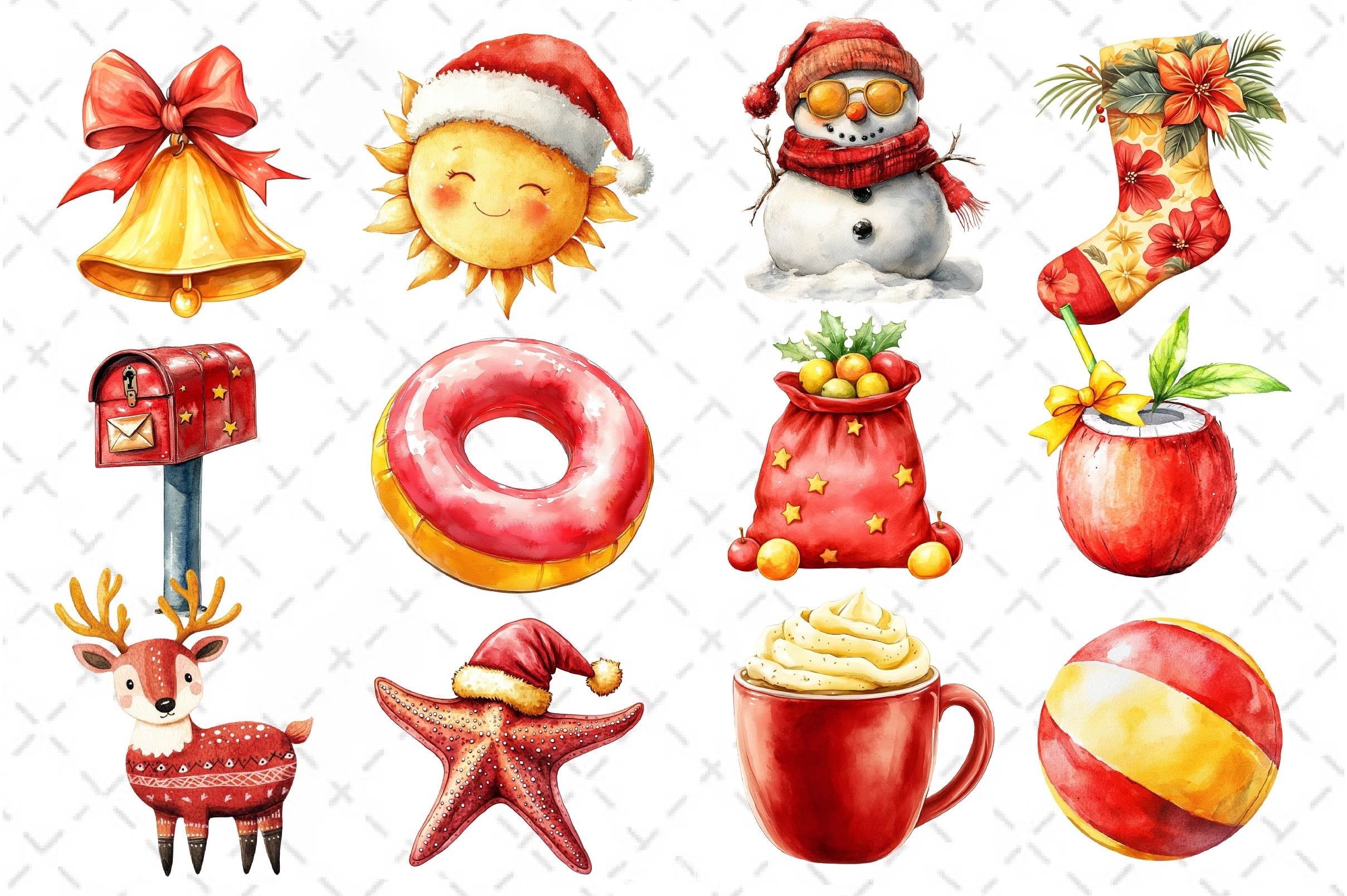 Christmas In July Clipart Bundle
