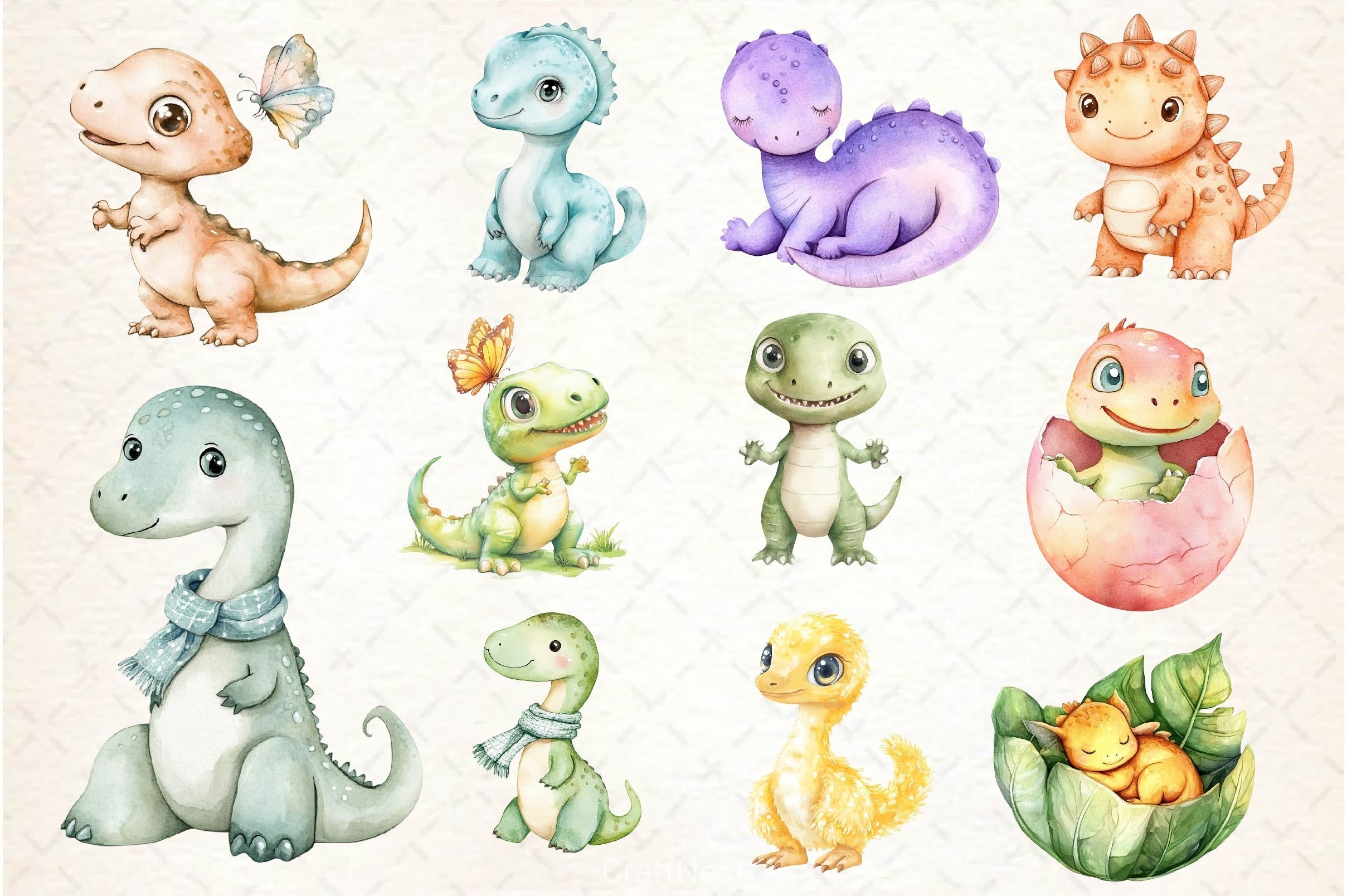 Dinosaurs Clipart Bundle
