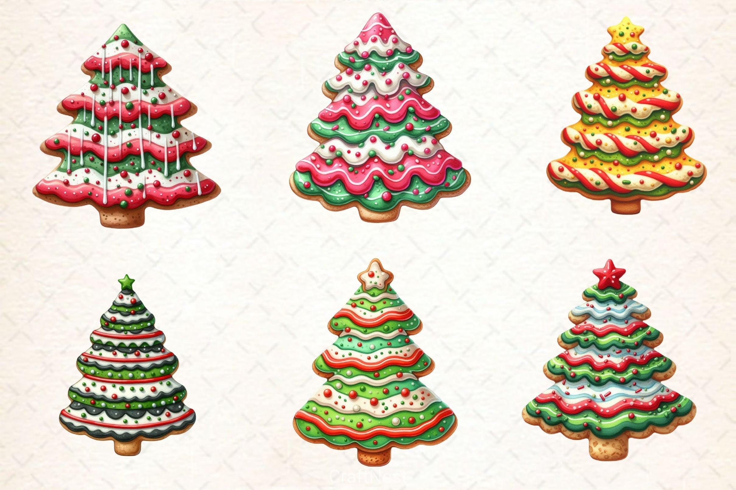 Christmas Tree Cake Christmas SVG Bundle
