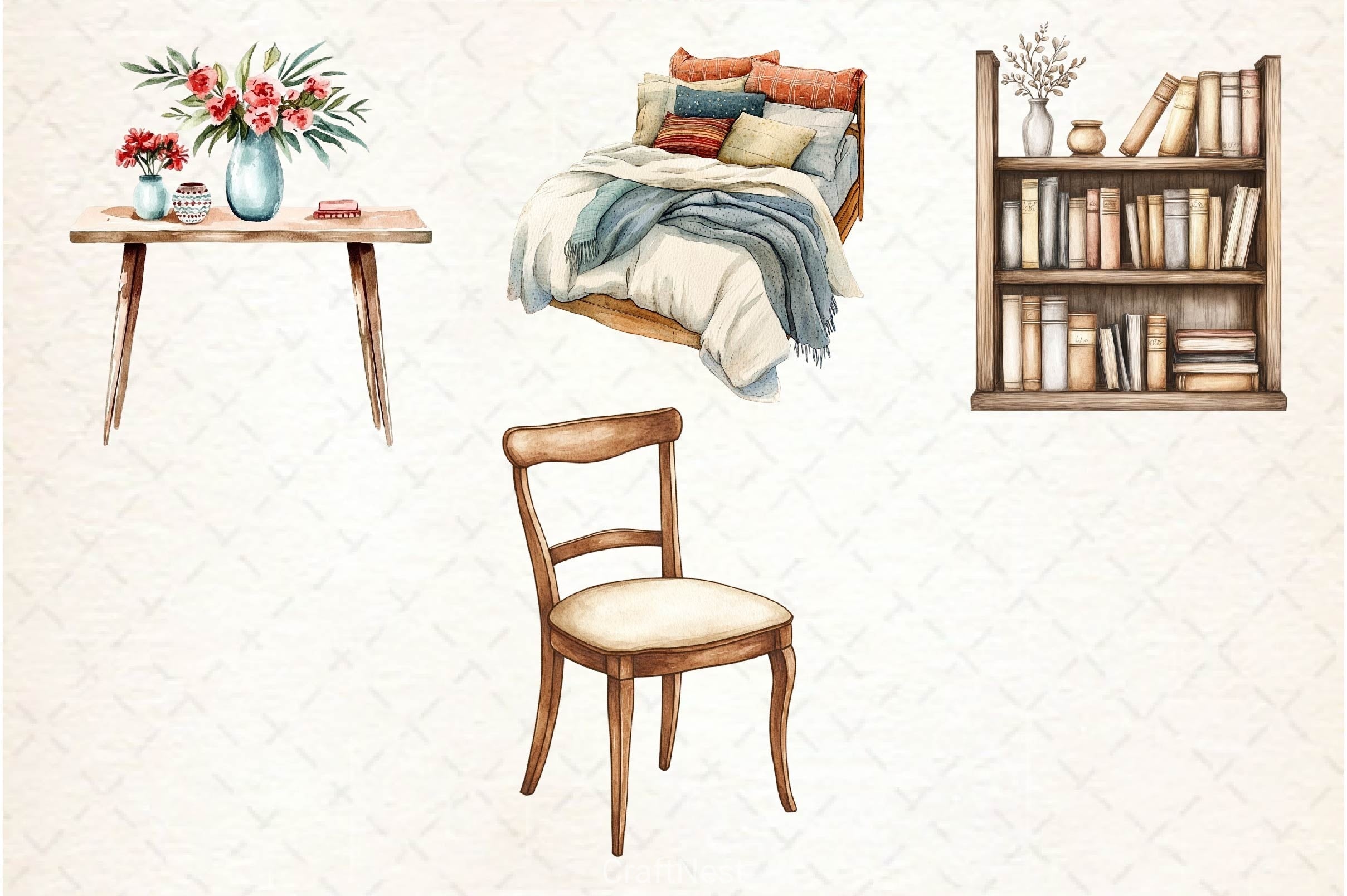 Home Furniture Clipart Bundle 2