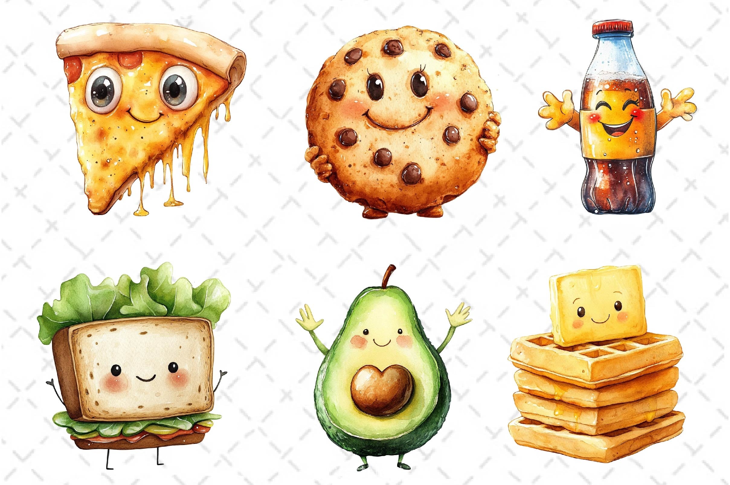 Food Character Clipart Bundle