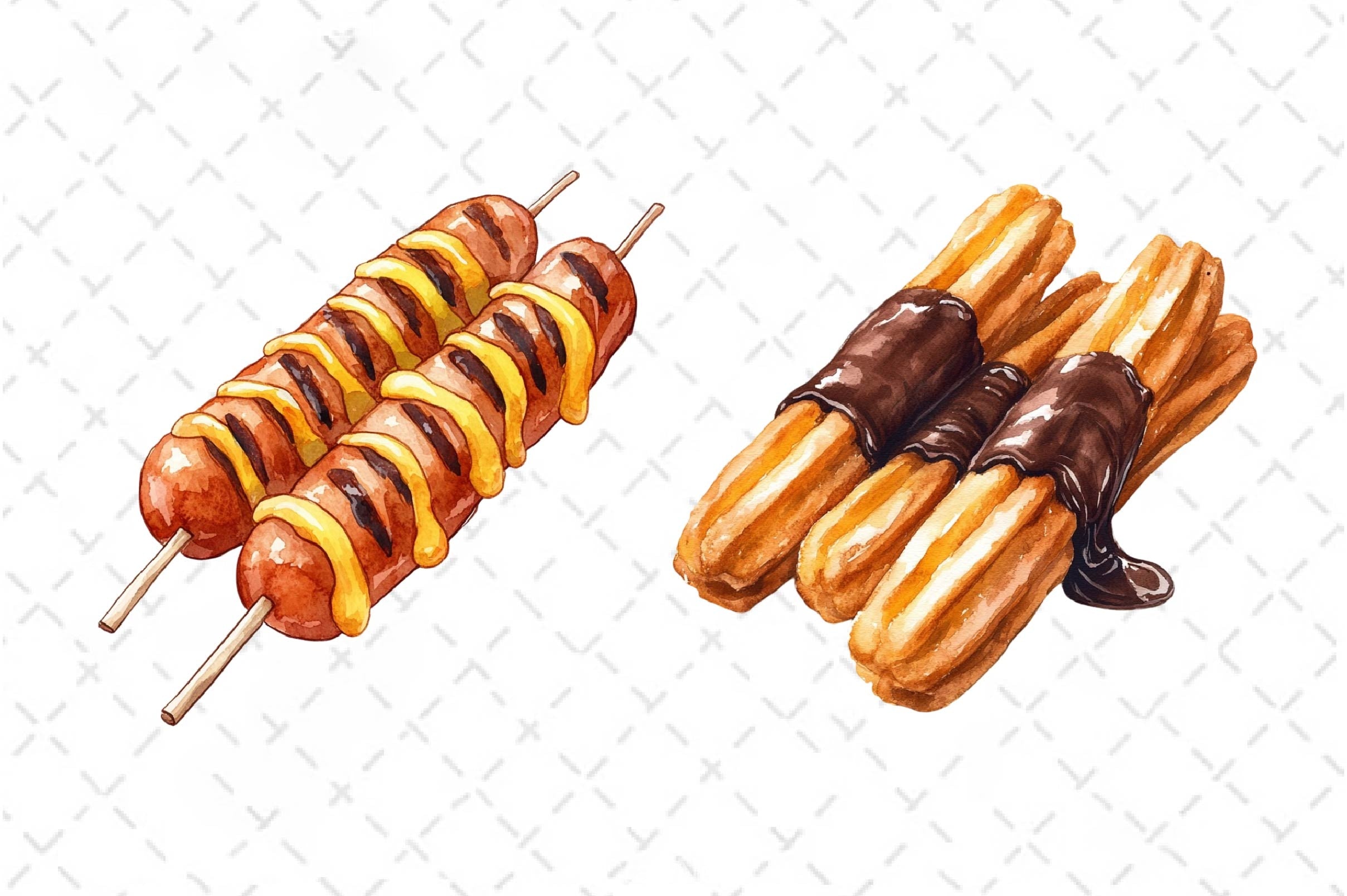 Street Food Clipart Bundle