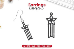 4th of July Earrings Laser Cut SVG Bundle - CraftNest - Digital Crafting and Art