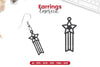 4th of July Earrings Laser Cut SVG Bundle