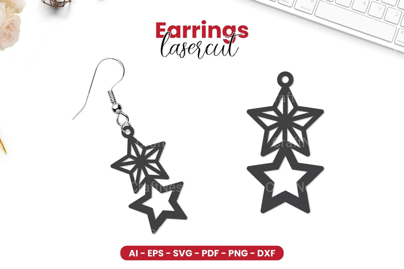 4th of July Earrings SVG Bundle - CraftNest - Digital Crafting and Art