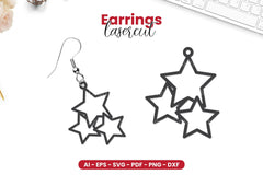 4th of July Earrings Laser Cut SVG Bundle - CraftNest - Digital Crafting and Art