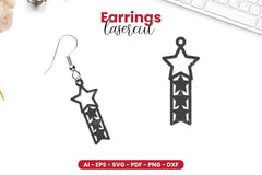 4th of July Earrings Laser Cut SVG Bundle - CraftNest - Digital Crafting and Art