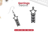 4th of July Earrings Laser Cut SVG Bundle