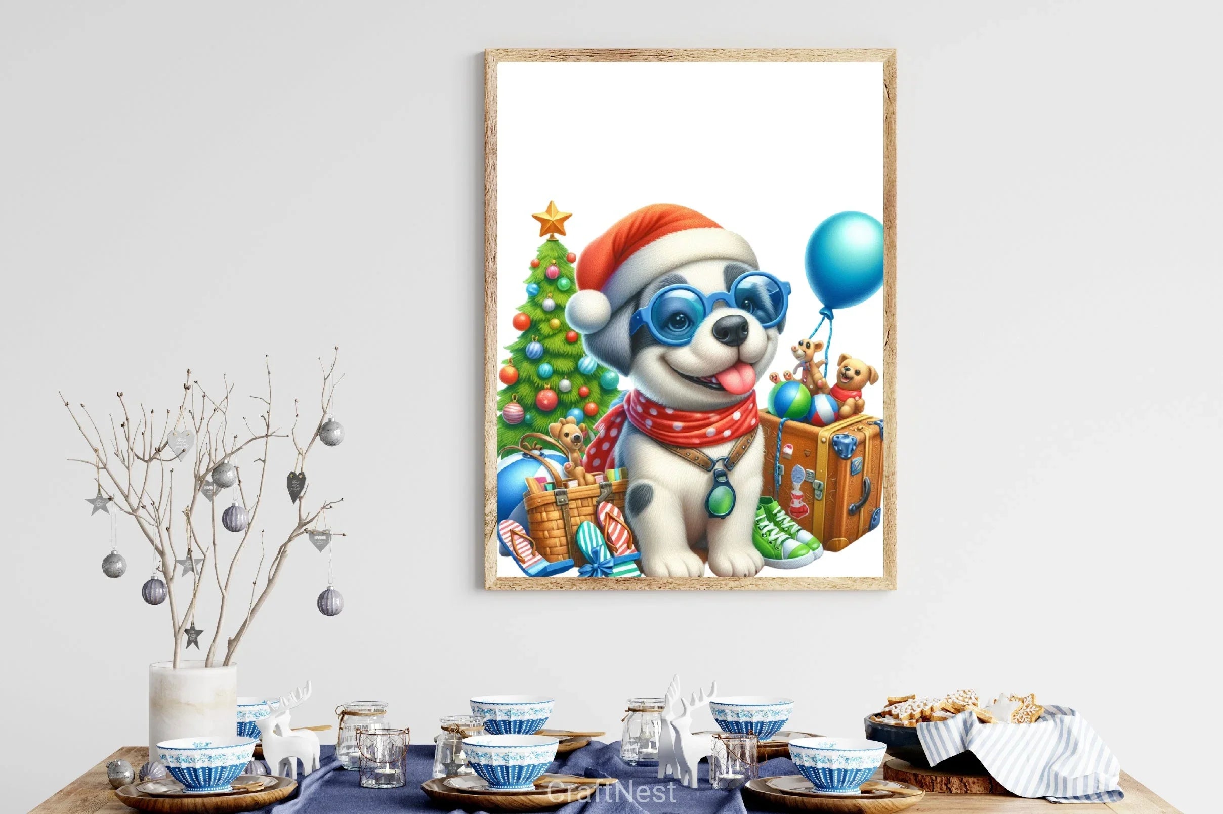 Summer Beach Dogs Clipart Bundle - CraftNest - Digital Crafting and Art