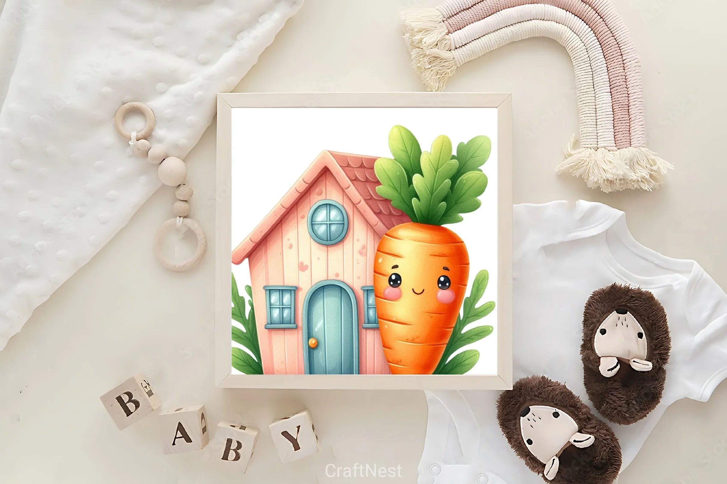 Carrot House Clipart Bundle - CraftNest - Digital Crafting and Art