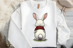 Bunny Back View Clipart Bundle 2 - CraftNest - Digital Crafting and Art