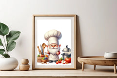 Gnome Chef Clipart Bundle - CraftNest - Digital Crafting and Art