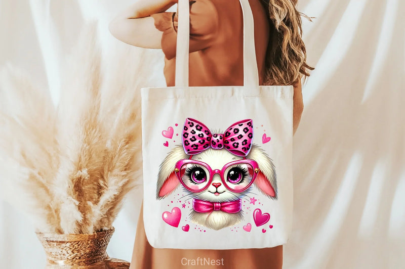 Valentine Bunny Clipart Bundle - CraftNest - Digital Crafting and Art