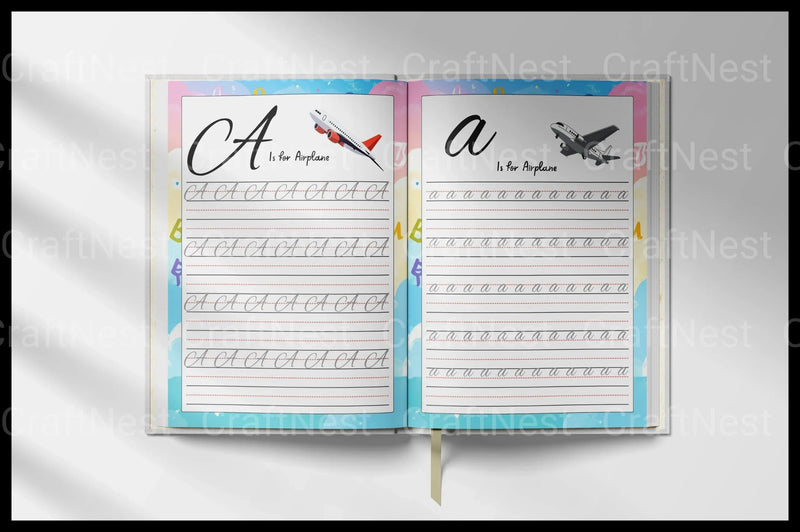 Cursive Handwriting Practice for Kids - CraftNest - Digital Crafting and Art