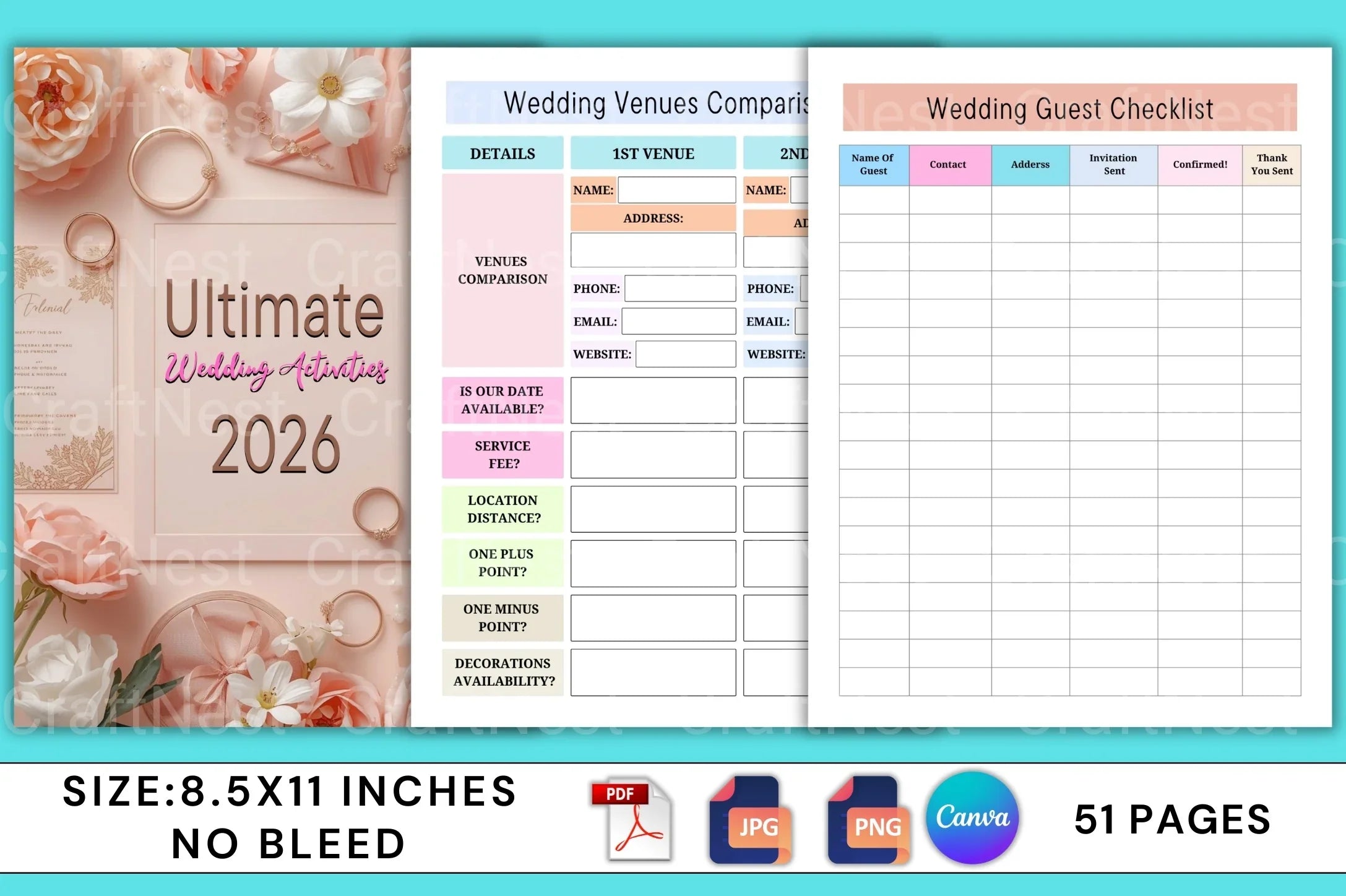Ultimate Wedding Activities Guide - CraftNest - Digital Crafting and Art