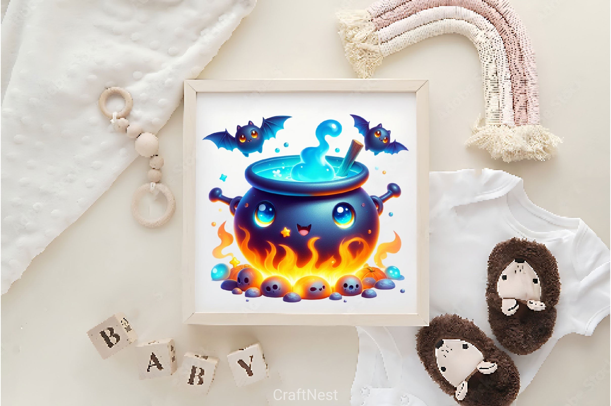 Halloween Cauldron Clipart Bundle 2