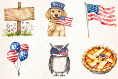 4th of July Clipart Bundle 15 - CraftNest - Digital Crafting and Art