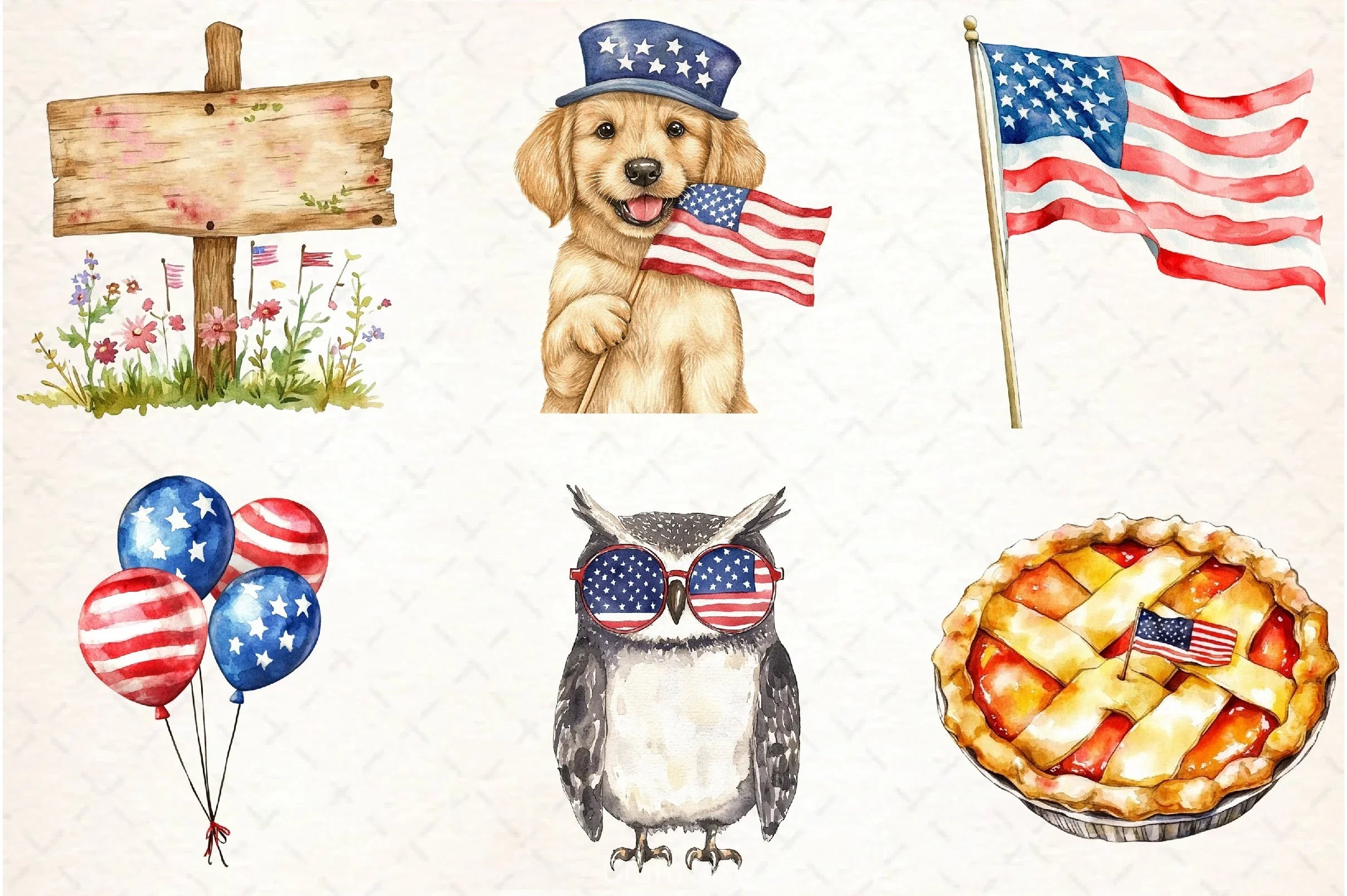 4th of July Clipart Bundle 15 - CraftNest - Digital Crafting and Art