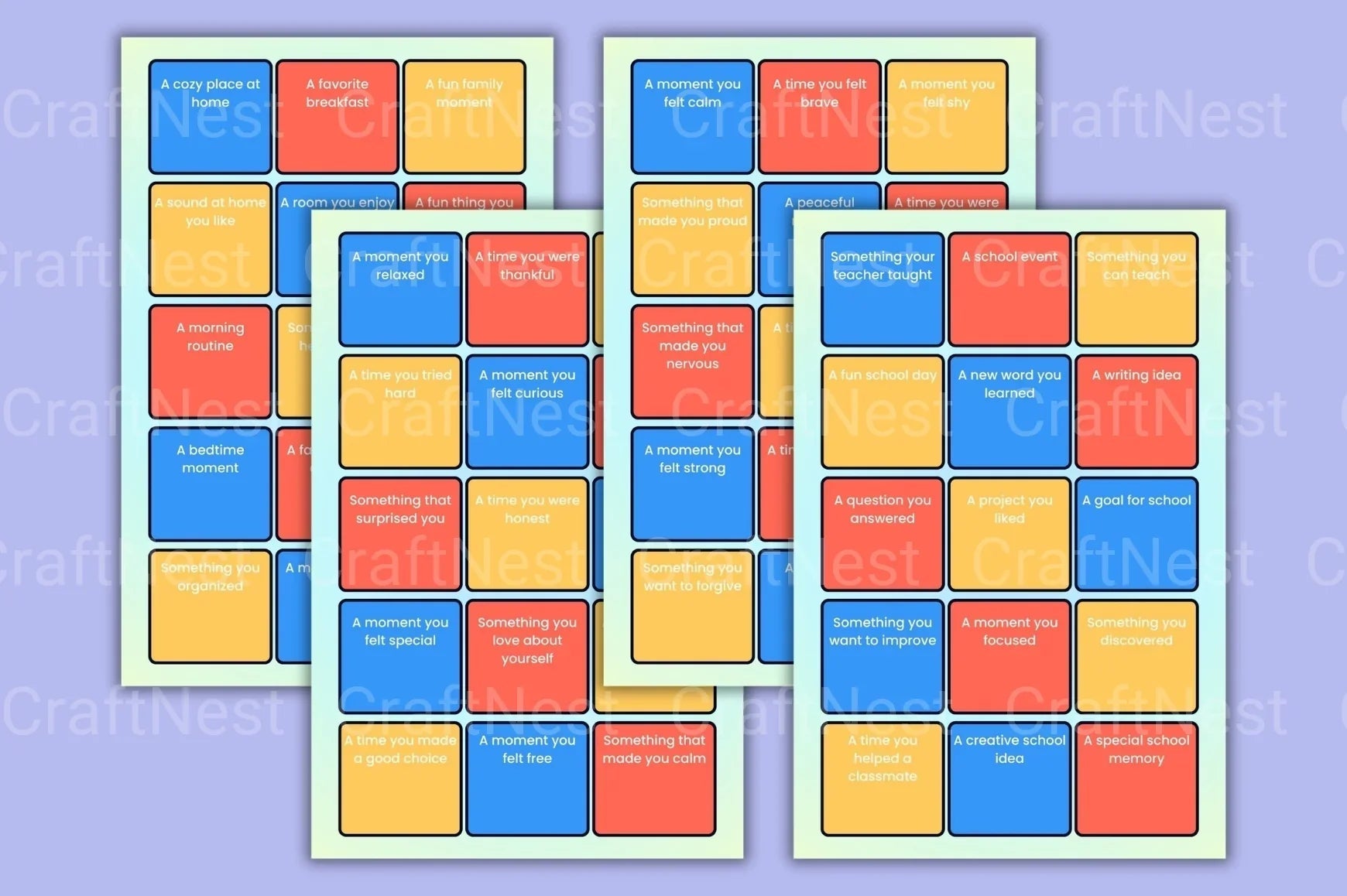 Little Genius Idea Cards for Creative Learning - CraftNest - Digital Crafting and Art