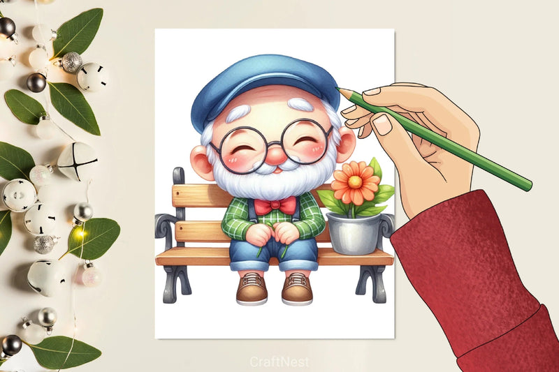 Grandpa Clipart Bundle - CraftNest - Digital Crafting and Art