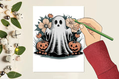 Halloween Ghost Clipart Bundle 10 - CraftNest - Digital Crafting and Art