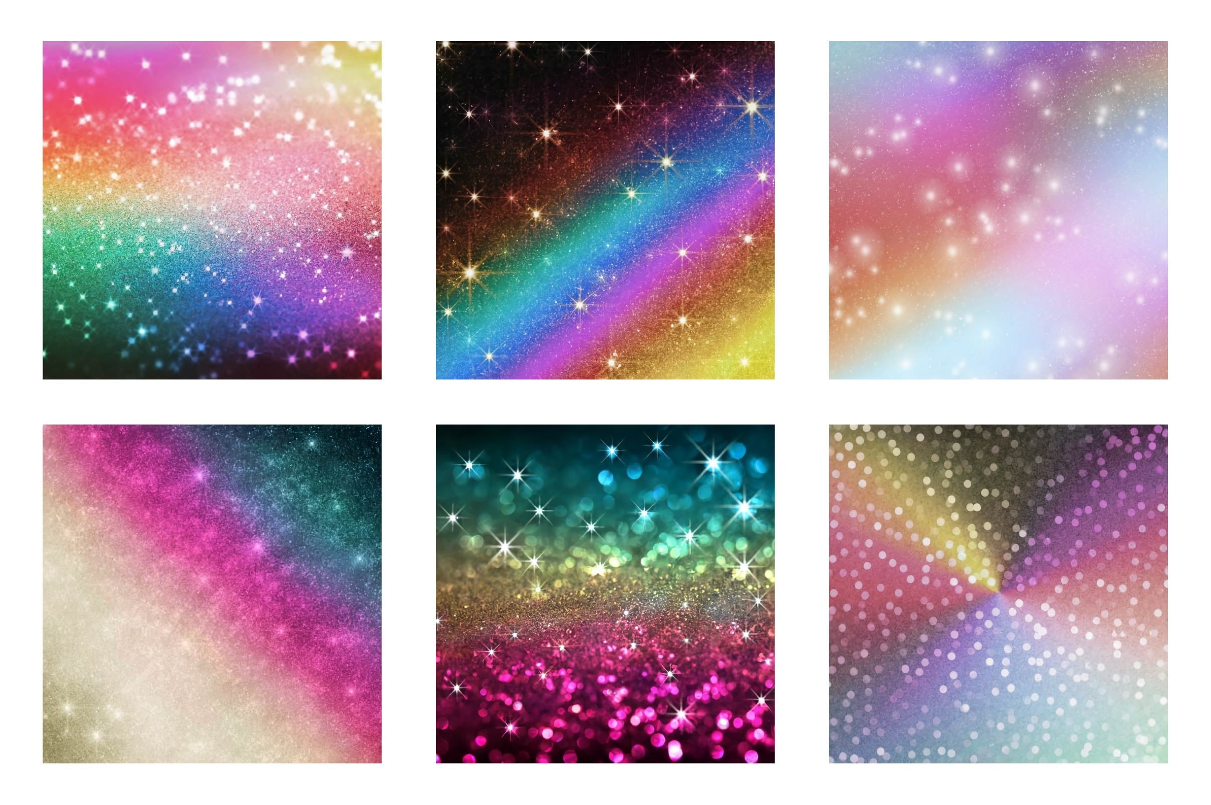 Glitter Digital Paper Iridescent Texture