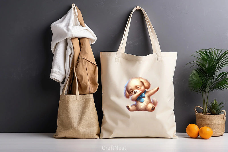 Cute Dabbing Dog Clipart Bundle - CraftNest - Digital Crafting and Art