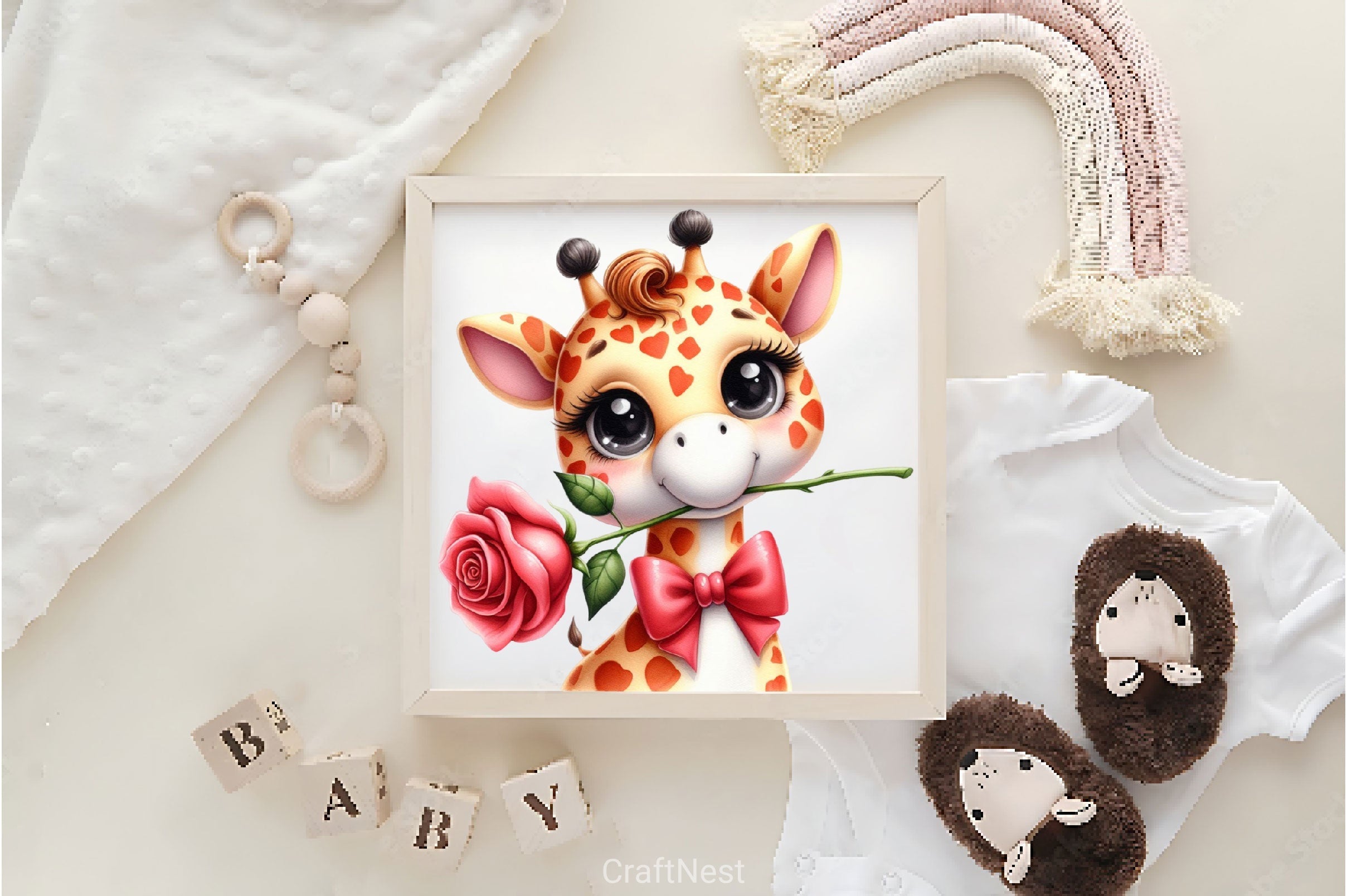 Giraffe Clipart Bundle 3