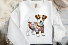 Christmas Jack Russell Terrier Clipart Bundle - CraftNest - Digital Crafting and Art