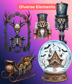 Ultimate Merry Creepmas Clipart Bundle - CraftNest - Digital Crafting and Art