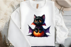 Halloween Vampire Cat Clipart Bundle - CraftNest - Digital Crafting and Art