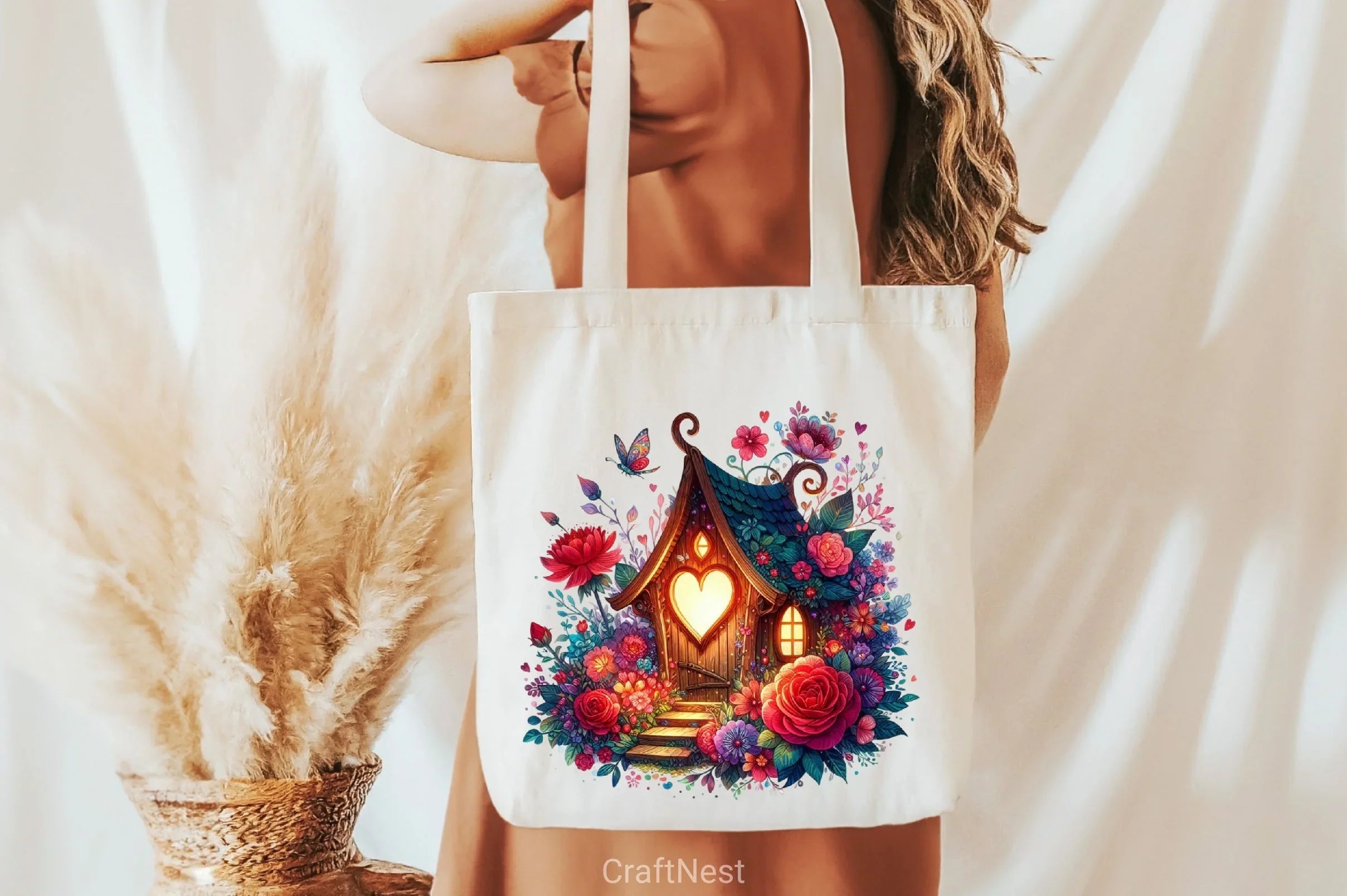 Valentine Fairy House Clipart Bundle 3 - CraftNest - Digital Crafting and Art