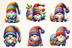Easter Knitted Gnome Clipart Bundle - CraftNest - Digital Crafting and Art