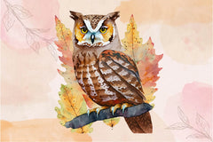 Autumn Owl Clipart Bundle - CraftNest - Digital Crafting and Art