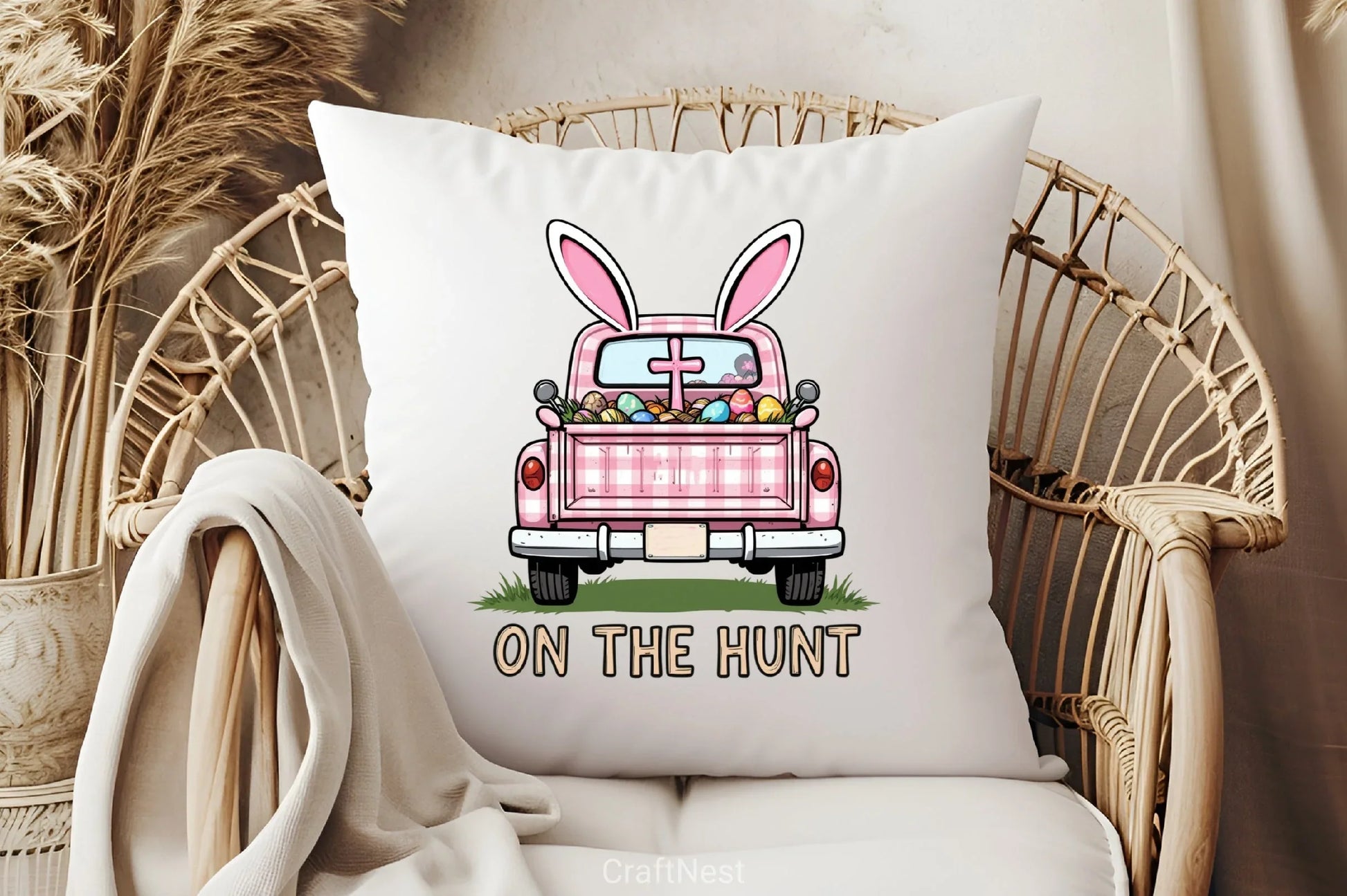 Retro Easter Truck Clipart Bundle - CraftNest - Digital Crafting and Art