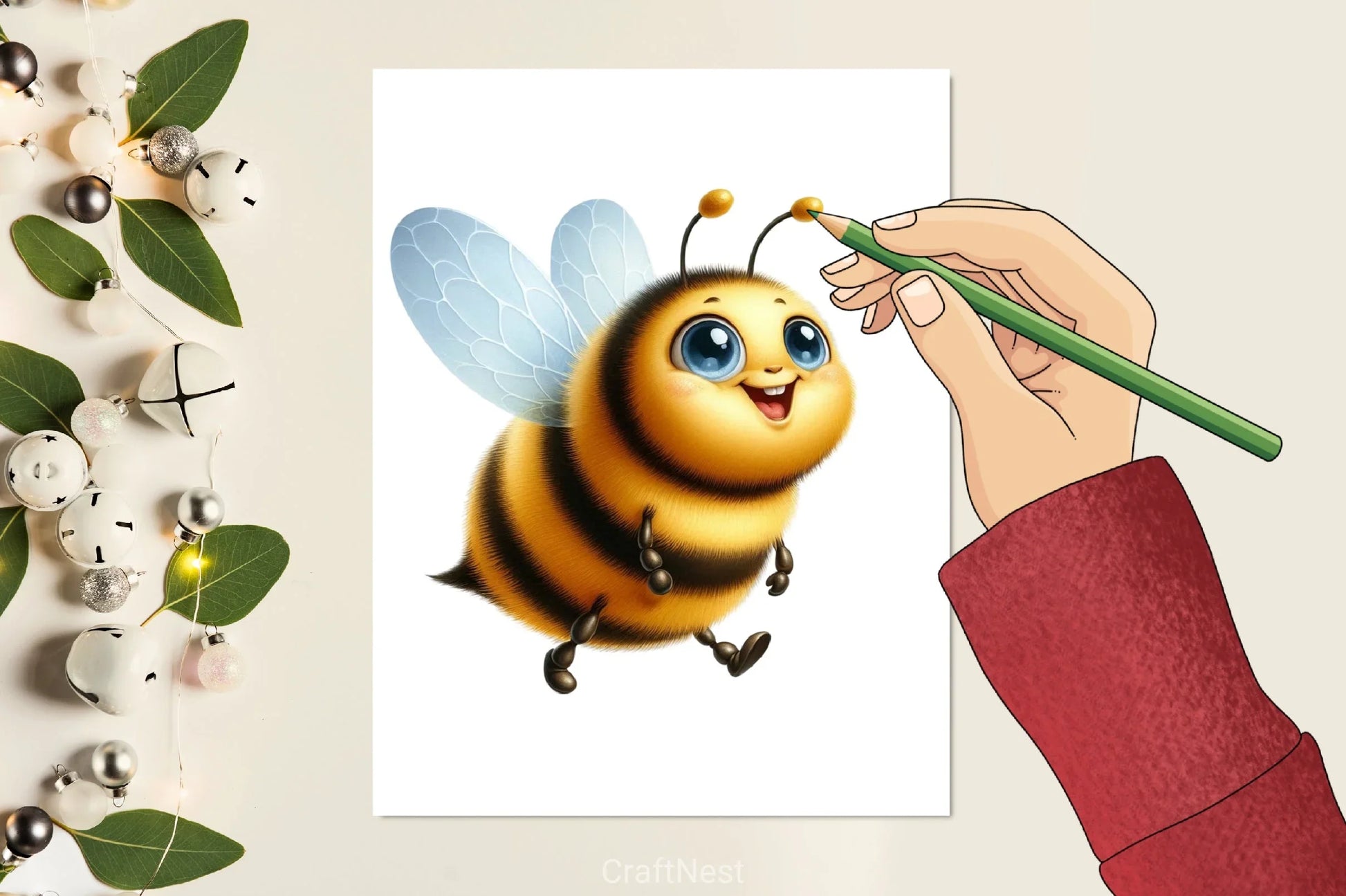 Funny Bee Clipart Bundle - CraftNest - Digital Crafting and Art