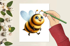 Funny Bee Clipart Bundle - CraftNest - Digital Crafting and Art