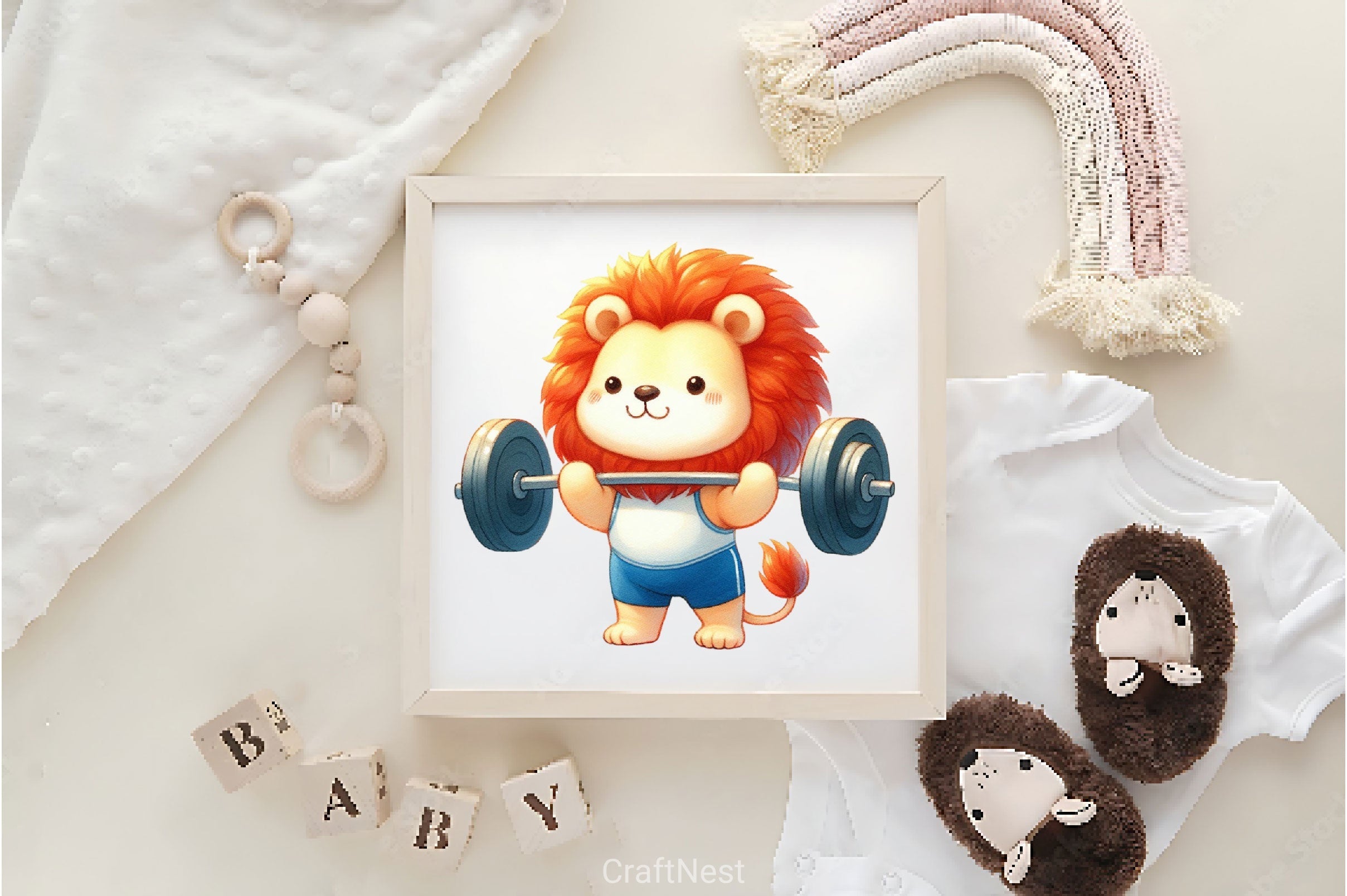 Fat Animals Exercise Clipart Bundle