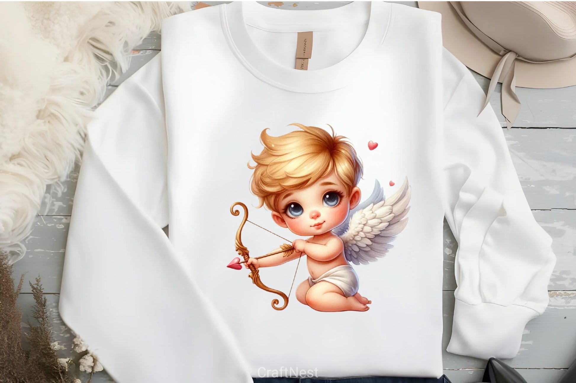 Valentine Cupid Clipart Bundle 1 - CraftNest - Digital Crafting and Art