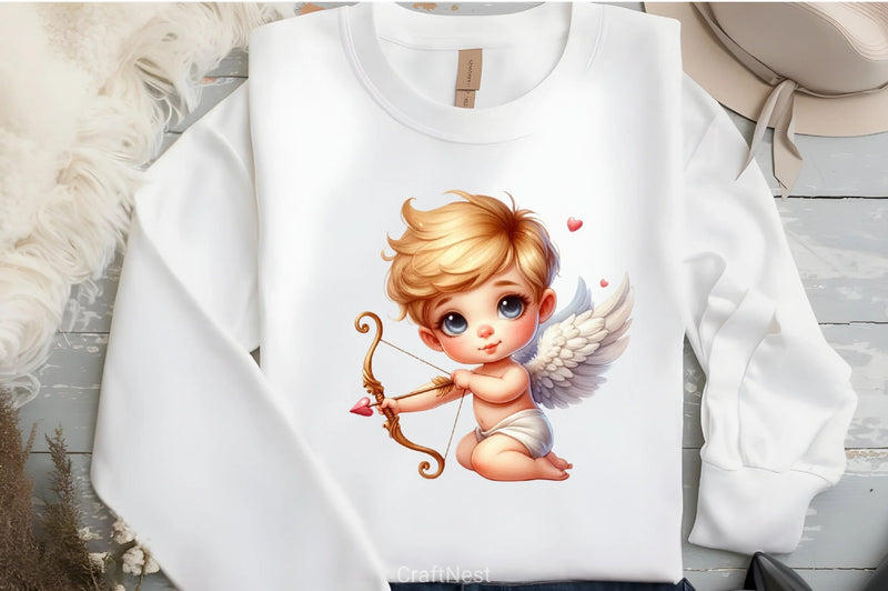 Valentine Cupid Clipart Bundle 1 - CraftNest - Digital Crafting and Art