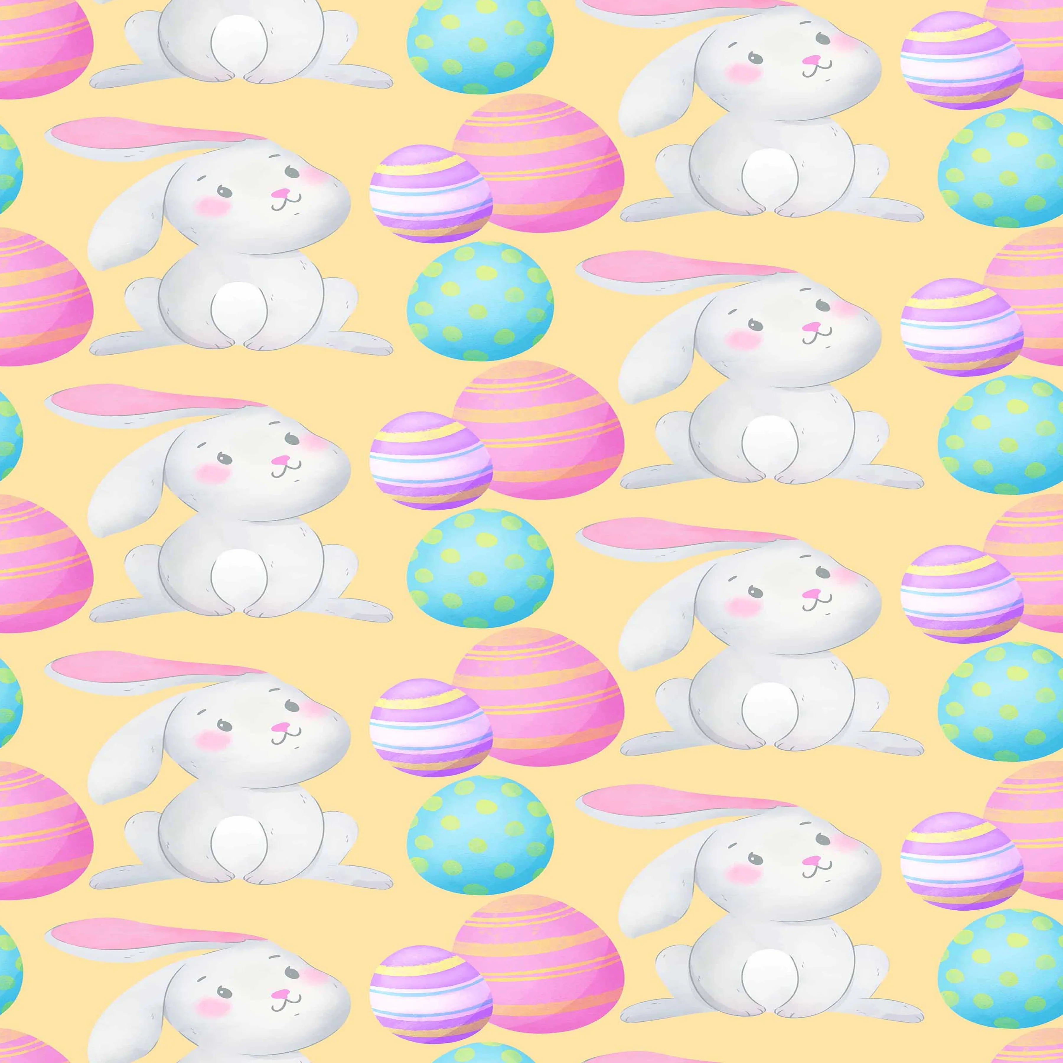 Watercolor Easter Seamless Digital Paper - CraftNest - Digital Crafting and Art