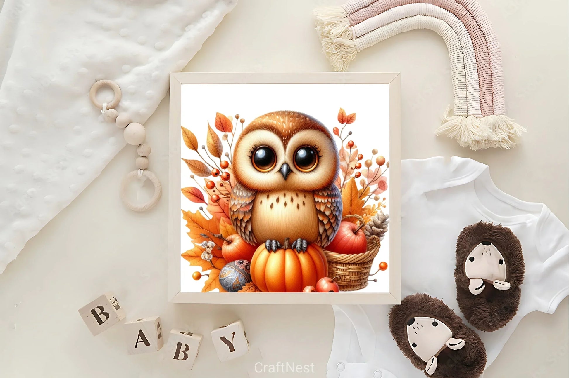 Fall Owl Clipart Bundle - CraftNest - Digital Crafting and Art