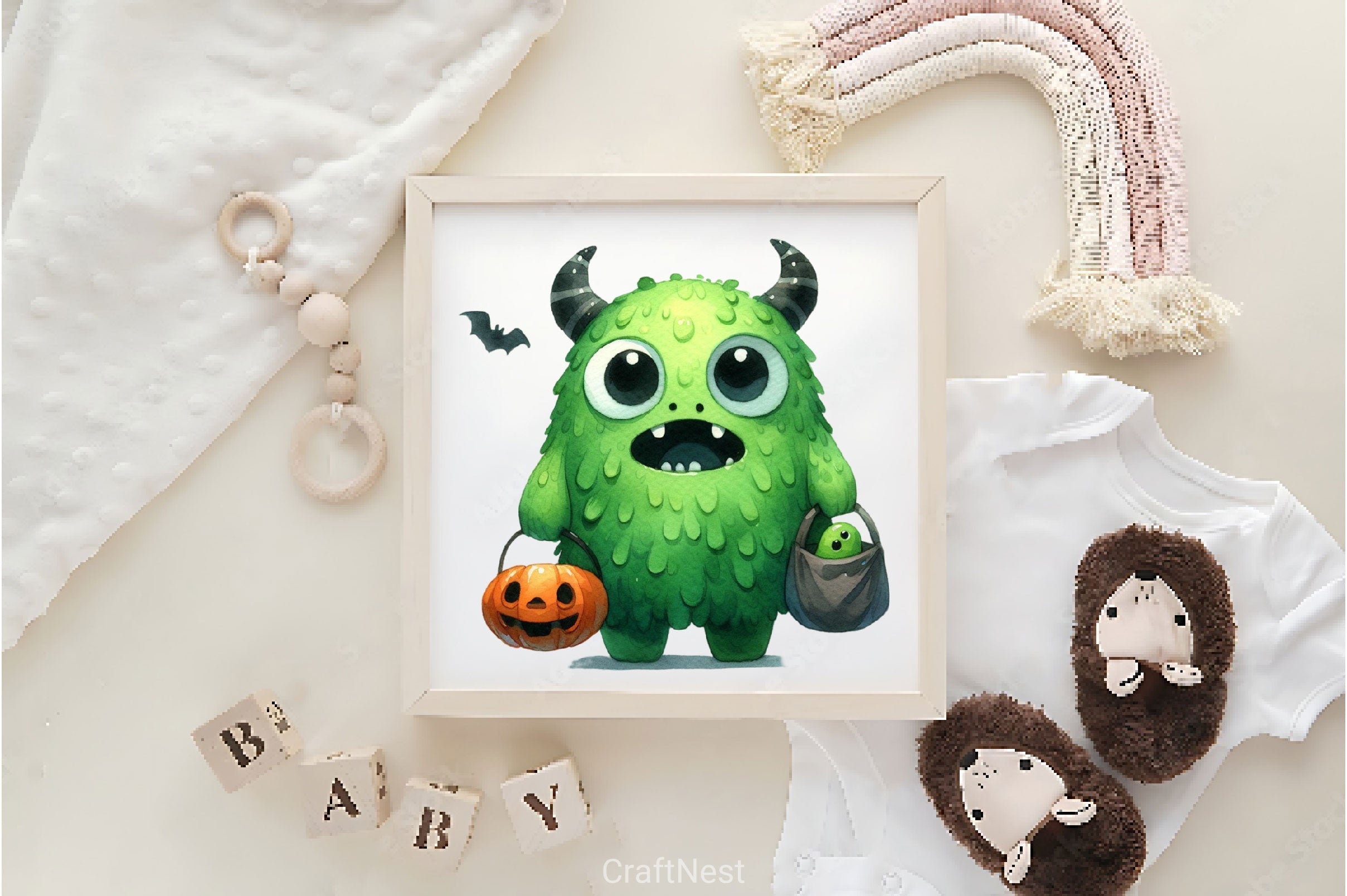 Halloween Monster Clipart Bundle 4