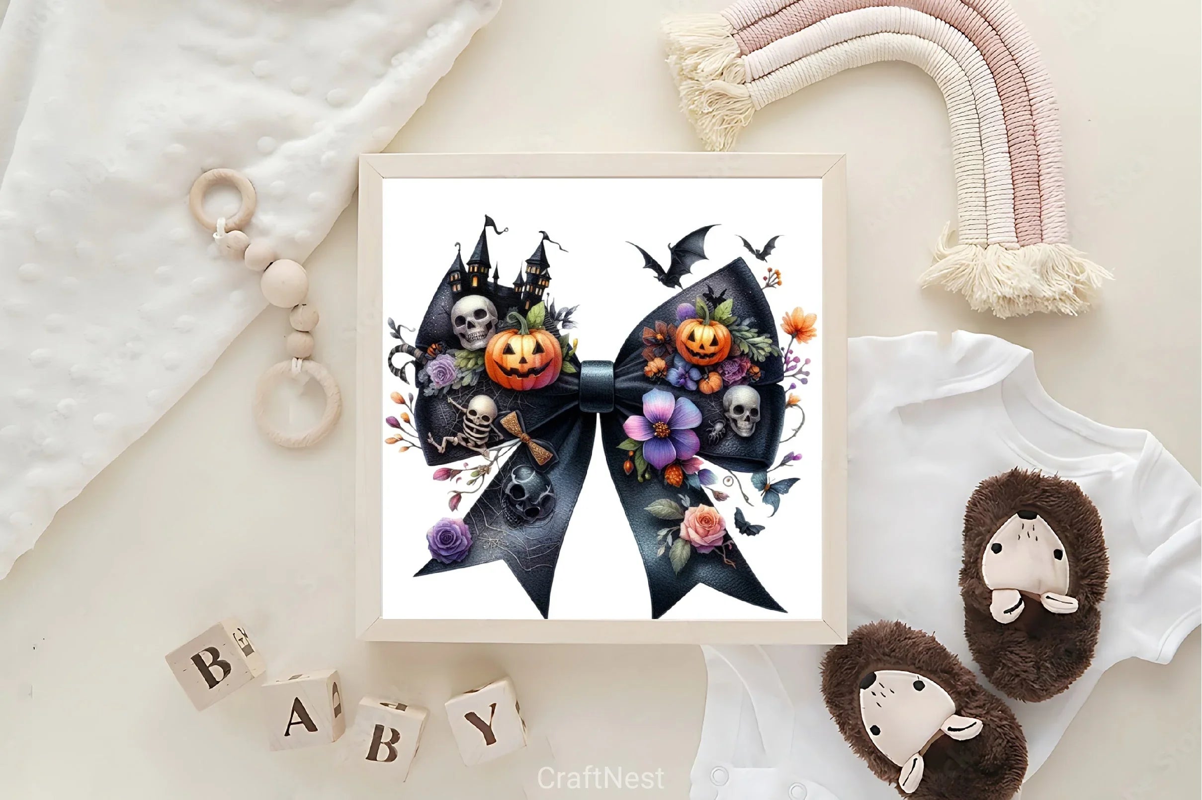 Halloween Bow Clipart Bundle - CraftNest - Digital Crafting and Art