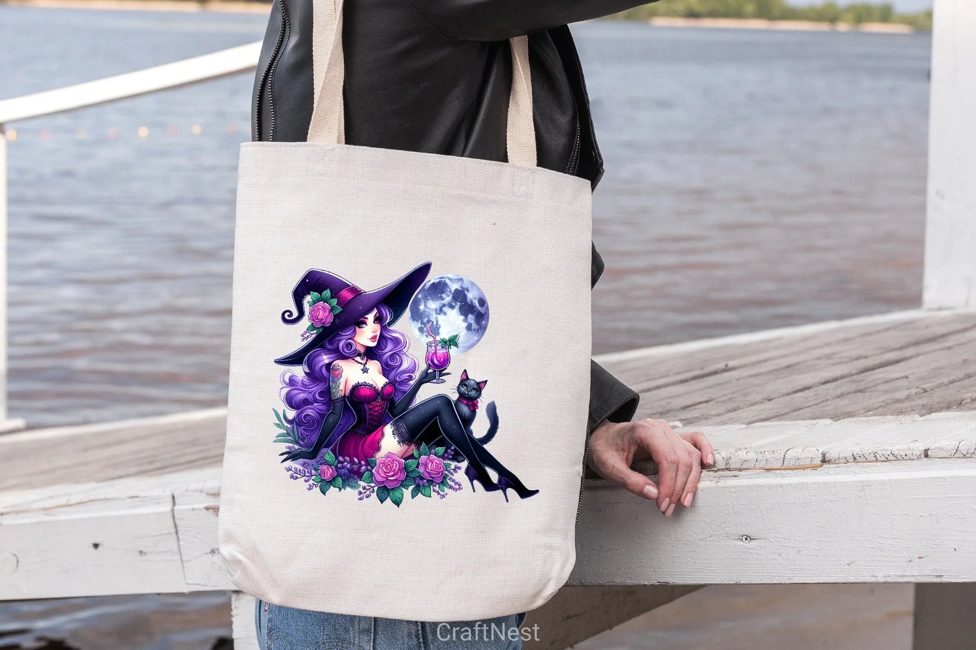 Halloween Witch Girl Clipart Bundle - CraftNest - Digital Crafting and Art